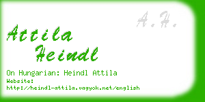 attila heindl business card